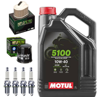 KAWASAKI Z750 ZR 750 2007-2012 olej filtry świece-104762