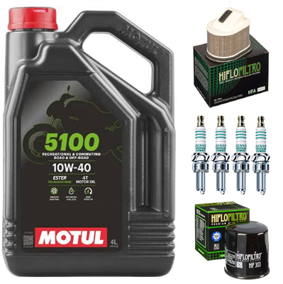 KAWASAKI Z1000 ZR 1000 SE 2007-2009 olej filtry świece-104766