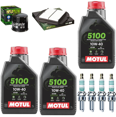 SUZUKI SFV 650 GLADIUS 2009-2015 olej filtry świece-104771