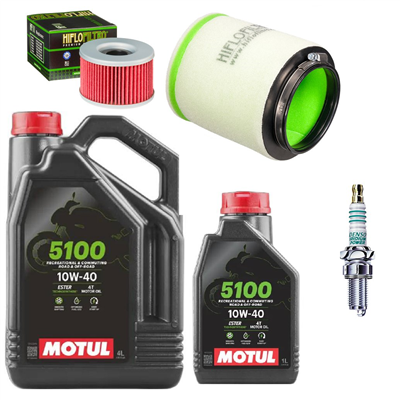 HONDA TRX 500 FA FGA FOUR-TRAX RUBICON 2000-2014 olej filtry świeca-104781