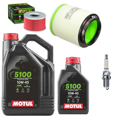 HONDA TRX 500 FPA Fourtrax Rubicon GPScape EPS 2009-2014 olej filtry świeca-104783