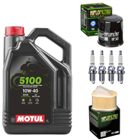 KAWASAKI Z800 ZR 800 800e 2013-2016 olej filtry świece-104792