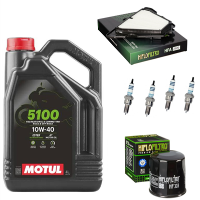 KAWASAKI Z1000 (ZR1000) 2014-2016 SE 2014 olej filtry świece-104803