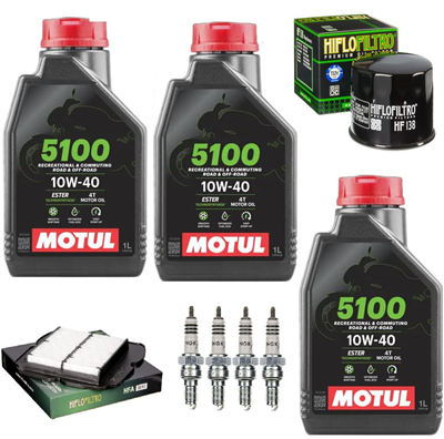 SUZUKI SV 650 A AU X XA 2017-2024 olej filtry świece-104795