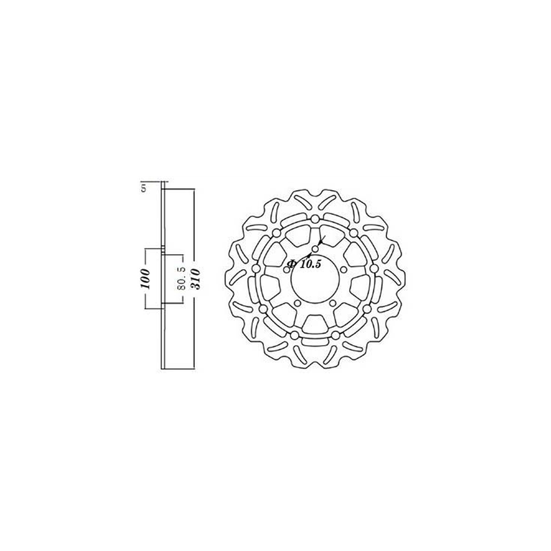 NISTAL CMCBD-945-FX-B TARCZA HAMULCOWA-43718