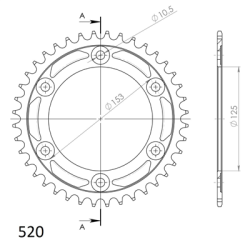 HONDA CRF 250 L RALLY ABS 2020 zestaw napęd-owy DID520VX3-104897