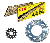 HONDA CBF 600 N S 2004-2007 napęd DID SUNSTAR łańcuch ZŁOTY-104577