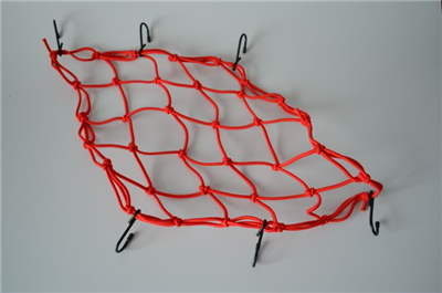 AB3784 SIATKA BAGAŻOWA CZERWONA motocykl rower quad ATV-10342