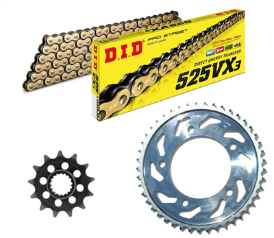 HONDA CBR 600 F 2011-2013 napęd DID SUNSTAR łańcuch ZŁOTY-104570