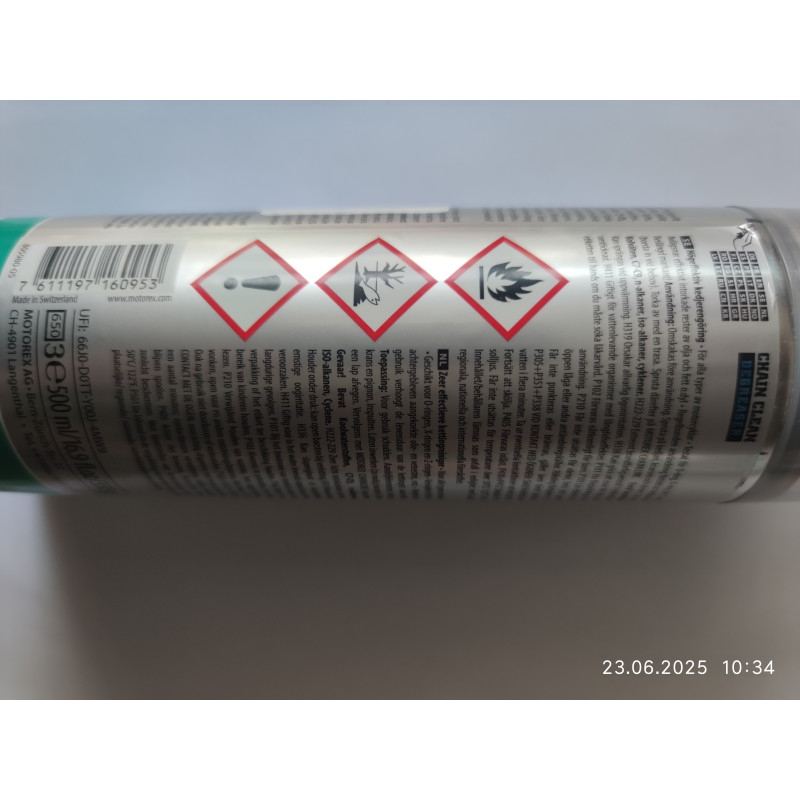 MOTOREX CHAIN CLEAN 500ML do czyszczenia łańcucha-69161