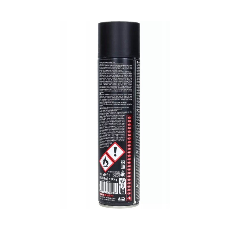 MOTUL A2 AIR FILTER OIL SPRAY 400ML olej w sprayu do nasączania filtrów powietrza-4325