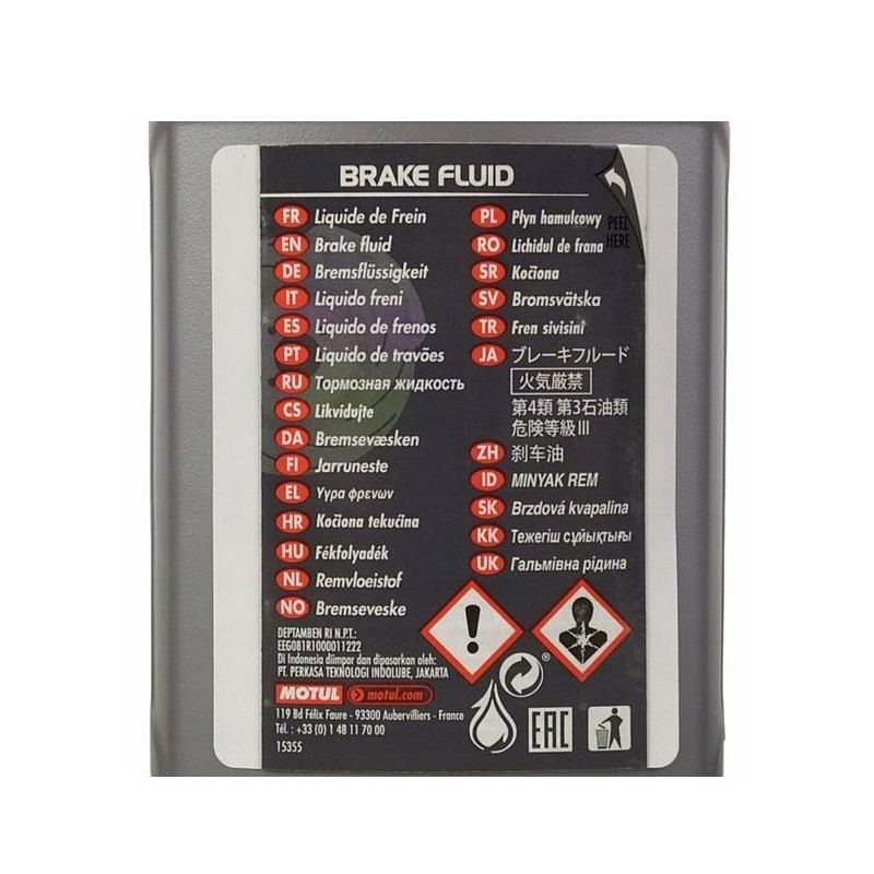 MOTUL DOT 3&4 BRAKE FLUID 500ML płyn hamulcowy-4291