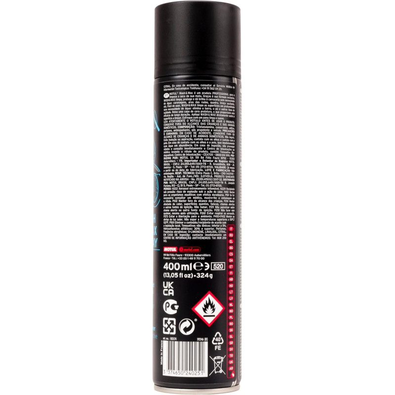 MOTUL WASH & WAX E9 400ML środek czyszcząco-ochronny-4421