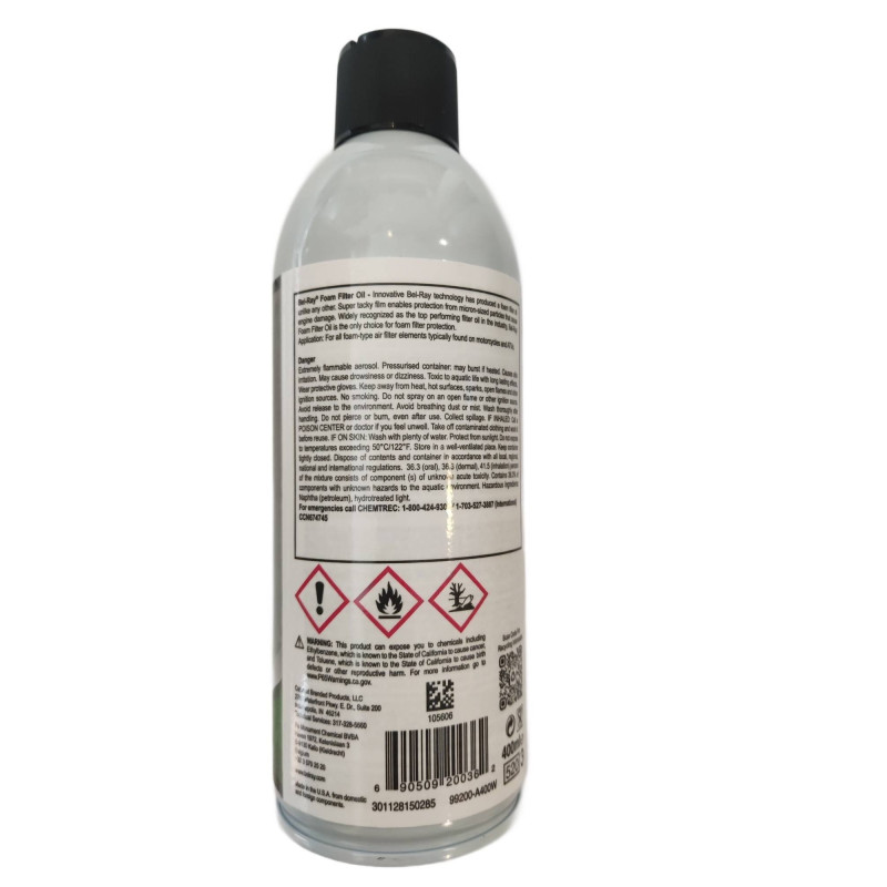 BEL-RAY FOAM FILTER OIL olej do filtra powietrza-30834