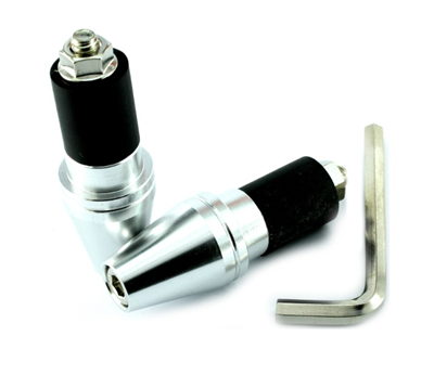 WM MOTOR AB33375 KOŃCÓWKI CIĘŻARKI KIEROWNICY ALUMINIUM CHROM STOŻEK-107183