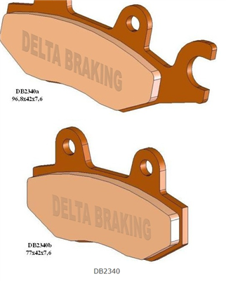 DELTA BRAKING DB2340MX-D KLOCKI HAMULCOWE FA165-1289