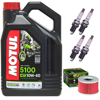 HONDA CBX 400 F 1983-1986 olej + filtr + świece-107187