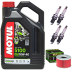 HONDA CBX 400 F 1983-1986 olej + filtr + świece