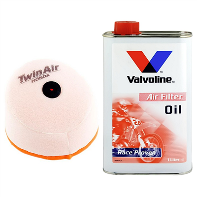OLEJ + FILTR POWIETRZA TWIN AIR HONDA CR 125 250 500 R 1986-105217