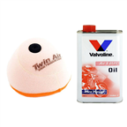 OLEJ + FILTR POWIETRZA HONDA CRF 250 R 2010-2013 CRF 450 R 2009-2012