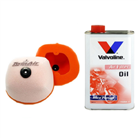 OLEJ + FILTR POWIETRZA HONDA CRF 250 R 2014-2017 CRF 450 R 2013-2016-105279