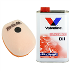 OLEJ + FILTR POWIETRZA HONDA CRF 450 R RX 17-20 RWE 19-20/ 250 R RX 18-19