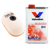 OLEJ + FILTR POWIETRZA HONDA XR 250 400 600 Baja 1985-2009 650L 1993-2021-105364