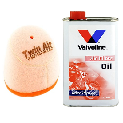 OLEJ + FILTR POWIETRZA KAWASAKI KX 80 1991-2000 KX 85 2001- KX 100 1995-105483