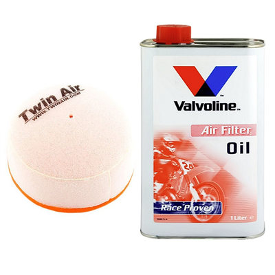 OLEJ + FILTR POWIETRZA KAWASAKI KX 125 250 87-89 500 87-03 KLX250 S 09-20-105494