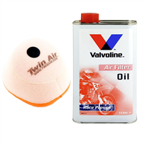 OLEJ + FILTR POWIETRZA TWIN AIR KAWASAKI KX 125 250 1992-1993-105506