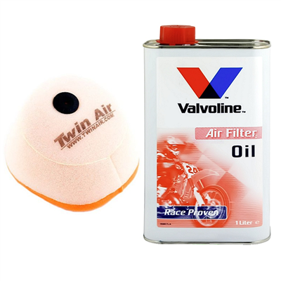 OLEJ + FILTR POWIETRZA TWIN AIR KAWASAKI KX 125 250 1992-1993-105506