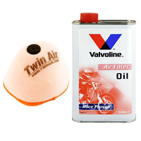 OLEJ + FILTR POWIETRZA TWIN AIR KAWASAKI KX 125 250 1997-2001-105512