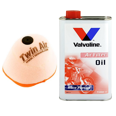 OLEJ + FILTR POWIETRZA TWIN AIR KAWASAKI KX 125 250 1997-2001-105512