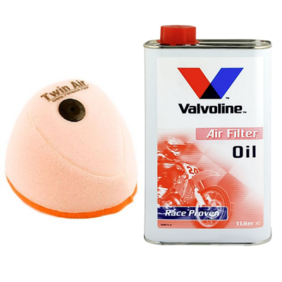 OLEJ + FILTR POWIETRZA KAWASAKI KX-F KX 250 F 2006-2016 450 F 2006-2015-105530