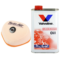 OLEJ + FILTR POWIETRZA KAWASAKI KLX 450 R 2008-2021 KLX 450 F 2008-2012-105536