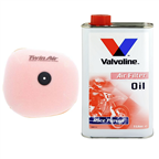 OLEJ + FILTR POWIETRZA KAWASAKI KX 250 250 F 2021-2024 250 XC 2021-2022