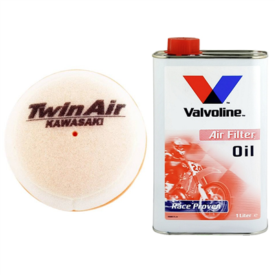 OLEJ + FILTR POWIETRZA TWIN AIR KAWASAKI KLX 400 R 2003-2004-105563
