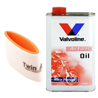 OLEJ + FILTR POWIETRZA KAWASAKI KVF 650 4x4i 06-16 750 05-23 BRUTE FORCE-105610