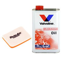 OLEJ + FILTR POWIETRZA TWIN AIR KAWASAKI KLR 600 wszystkie lata-105622