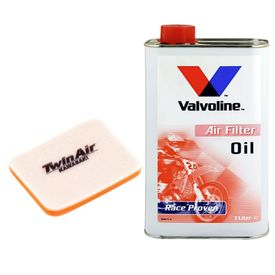 OLEJ + FILTR POWIETRZA TWIN AIR KAWASAKI KLR 600 wszystkie lata-105622