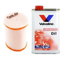 OLEJ + FILTR POWIETRZA TWIN AIR KAWASAKI KFX KSF 400 2003-2006-105664