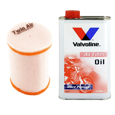 OLEJ + FILTR POWIETRZA TWIN AIR KAWASAKI KFX KSF 400 2003-2006-105664