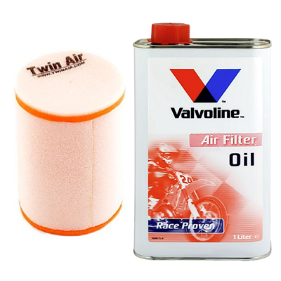 OLEJ + FILTR POWIETRZA TWIN AIR KAWASAKI KFX KSF 450 2007-2014 KFX 450 R-105670