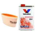 OLEJ + FILTR POWIETRZA KAWASAKI KLF Bayou 300 1989-2003 400 1999-2001