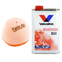 OLEJ + FILTR POWIETRZA YAMAHA YZ 125 250 1997- YZ 450 F 03-09 400 F 98-99-105768