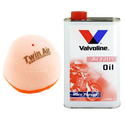 OLEJ + FILTR POWIETRZA YAMAHA YZ 125 250 1997- YZ 450 F 03-09 400 F 98-99-105768