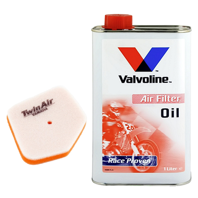 OLEJ + FILTR POWIETRZA TWIN AIR YAMAHA DT 80 L 1983-1984 DT 125 1991-2004-105883