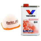 OLEJ + FILTR POWIETRZA TWIN AIR YAMAHA DT 125 R RE DT 200