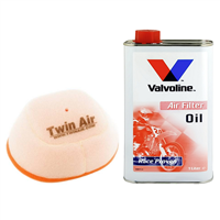 OLEJ + FILTR POWIETRZA TWIN AIR YAMAHA YFM 125 Raptor GRIZZLY 2005-2014-106053