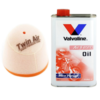 OLEJ + FILTR POWIETRZA TWIN AIR SUZUKI RM 100 2003-2005-106107